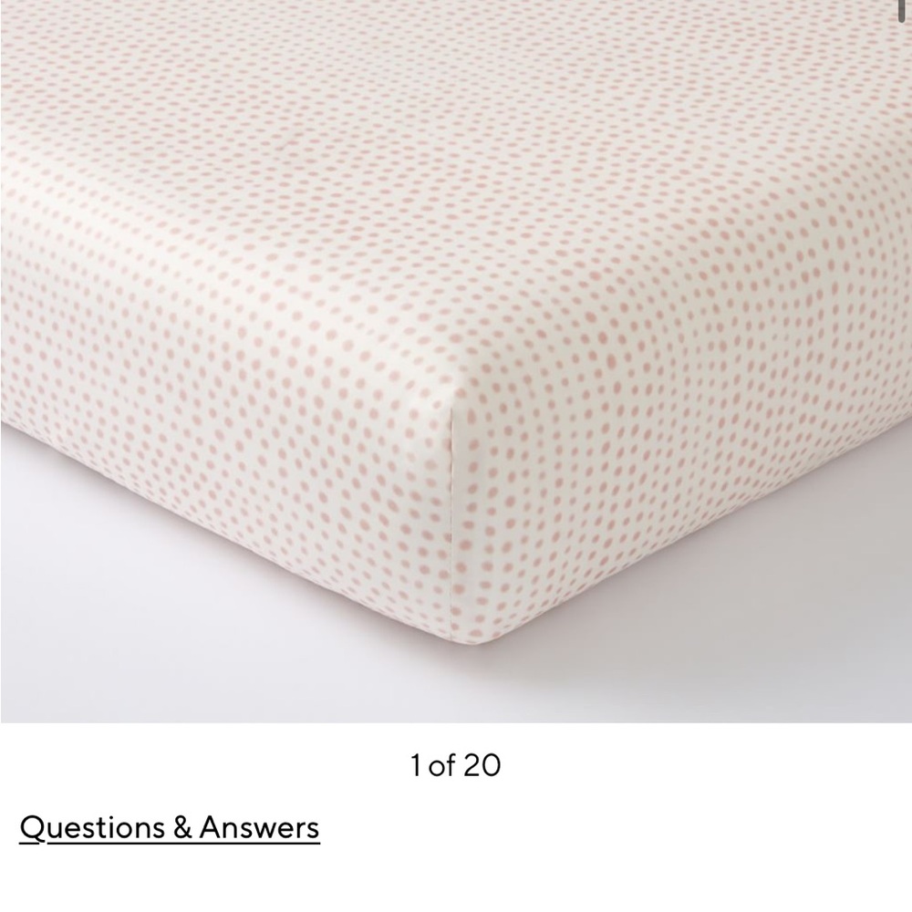 Pottery Barn/West Elm/Mushie Nursery Linens - Crib Sheets & Changing Pad Cover - Picture 5 of 7